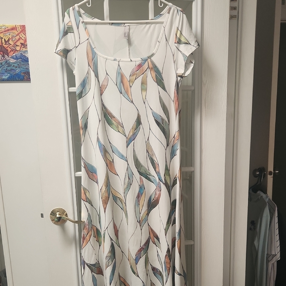Cream Flutter Sleeve Maxi Sundress